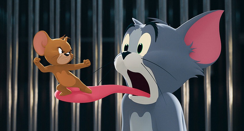 Tom (right) and Jerry are shown in a scene from the Warner Bros. Entertainment animated film "Tom & Jerry," expected in 2021. Warner Bos. Pictures on Thursday, Dec. 3, 2020, announced that all of its 2021 film slate will stream on HBO Max at the same time they play in theaters.