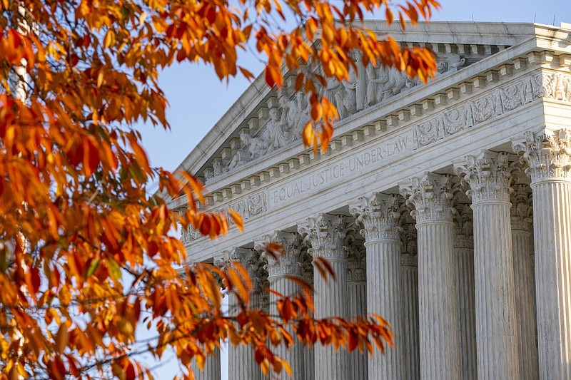 The U.S. Supreme Court is shown Tuesday, Nov. 10, 2020, in Washington.