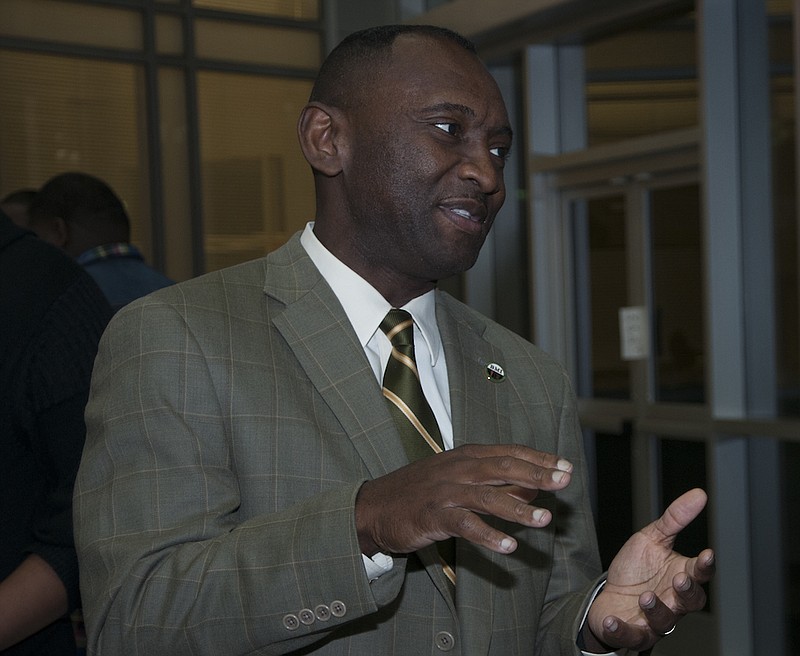 Former Philander Smith President Johnny M. Moore is shown in this 2012 file photo.