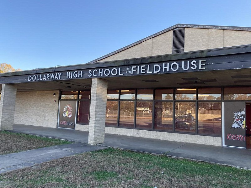 The Dollarway High School Fieldhouse is shown in this undated photo.