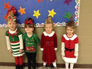 PHOTO: Grinch Day at Smackover Preschool closes out first semester