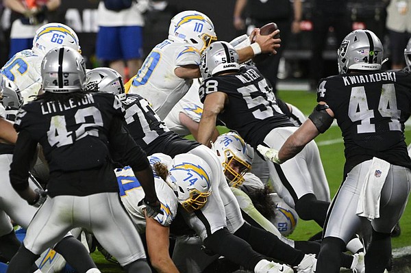 NFL: Justin Herbert and Los Angeles Chargers snap Las Vegas Raiders'  unbeaten run