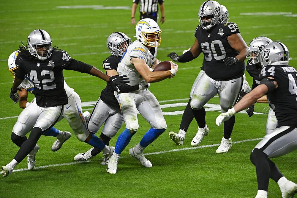 Los Angeles Chargers vs. Las Vegas Raiders The Arkansas Democrat