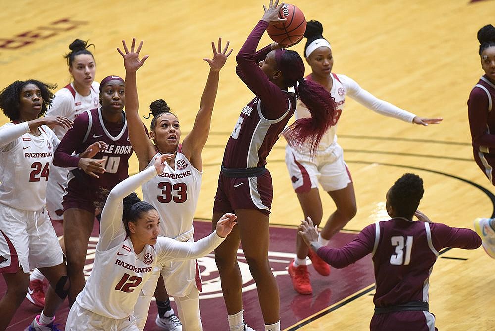 Arkansas at UALR Women's Basketball | The Arkansas Democrat-Gazette ...