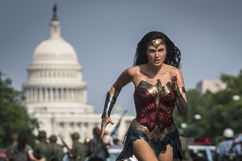 Diana Prince (Gal Gadot) once again dons the breastplate and tiara in Patty Jenkins’ “Wonder Woman 1984.”