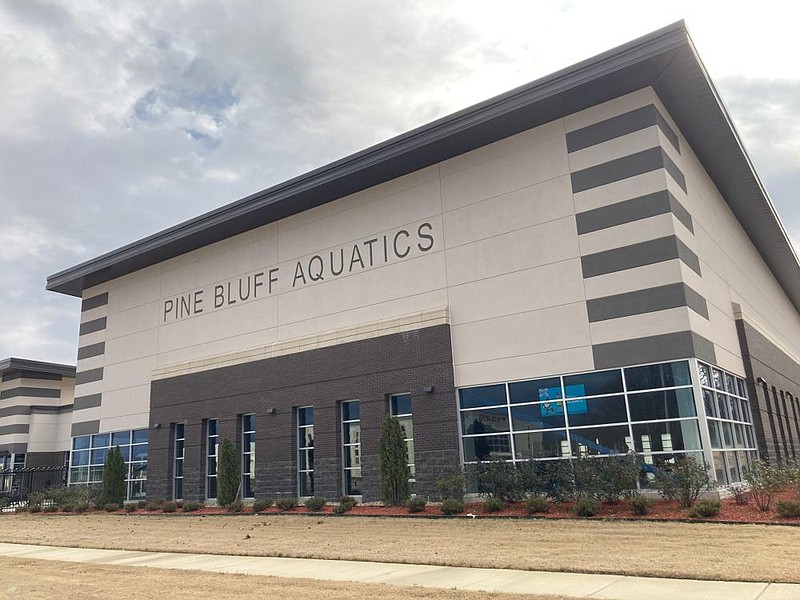 The Pine Bluff Aquatic Center has been renamed to honor former Mayor Carl A. Redus Jr., who was part of the early planning for the center, which opened last year. 
(Pine Bluff Commercial/Byron Tate)