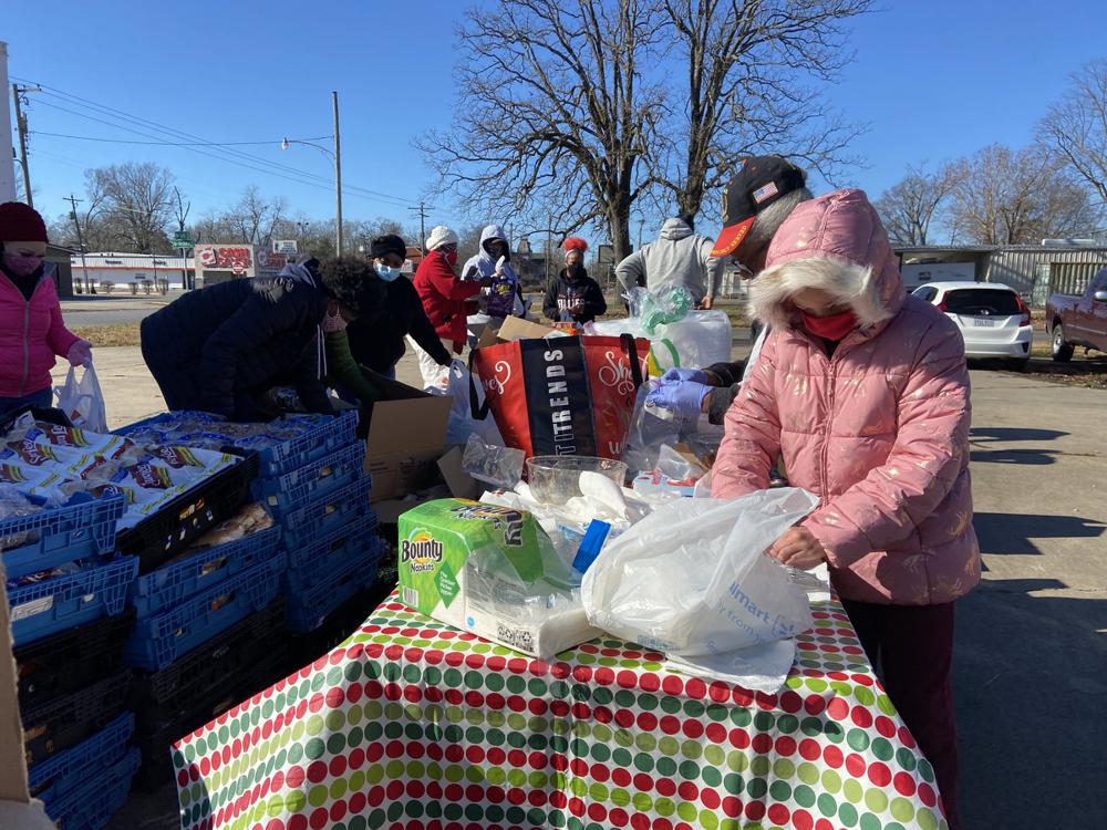 Mass Christmas lunch event feeds families in Pine Bluff as it brightens lives
