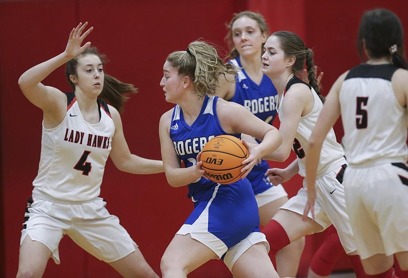 PREP BASKETBALL Rogers holds off Pea Ridge in second half Northwest
