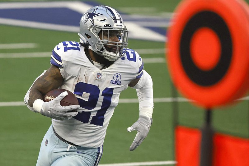 Ezekiel Elliott’s second 100-yard game of the season last Sunday against the Philadelphia Eagles has the Dallas Cowboys alive in the playoff race going into the final weekend. The Cowboys are set to take on the New York Giants on Sunday.
(AP/Ron Jenkins)