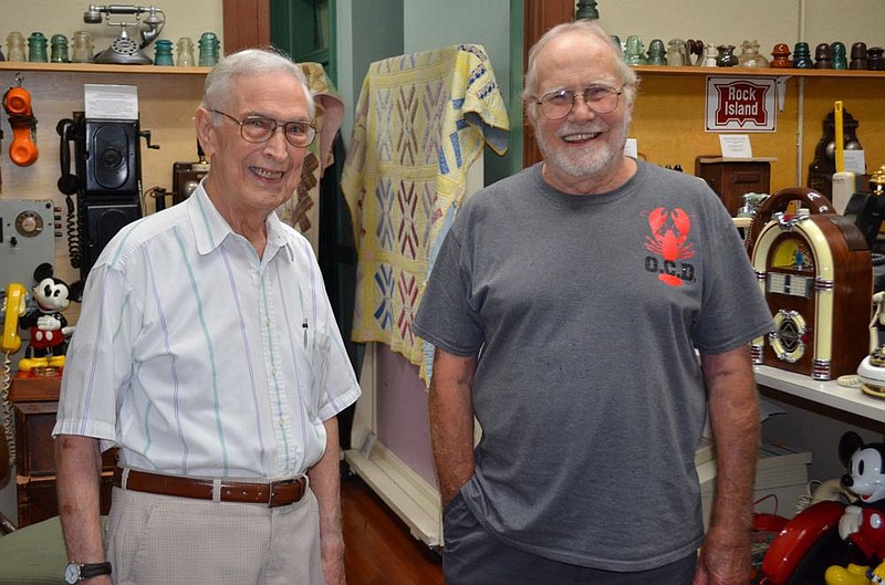 Jay Bagwell (left) proved a pioneer of early radio while Bill Ladd was instrumental in making telephones what they are today. 
(Special to The Commercial/Richard Ledbetter)