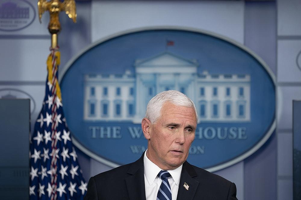 Vice President Mike Pence, who faces growing pressure over his ceremonial role in certifying President-elect Joe Biden’s election, “welcomes the efforts of members of the House and Senate to use the authority they have under the law to raise objections,” an aide said in a statement Saturday.
(The New York Times/Stefani Reynolds)