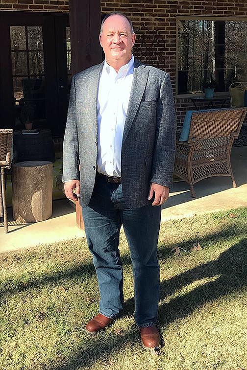 State Sen. Jimmy Hickey stands outside his home in Texarkana. Hickey, who will succeed Jim Hendren as Senate president pro tempore when the state Legislature convenes this month, said he doesn’t worry about GOP divisions in the state Senate, but adds: “They are a salty little group. That is for sure.” More photos at arkansasonline.com/13jhickey/.
(Arkansas Democrat-Gazette/Mike Wickline)