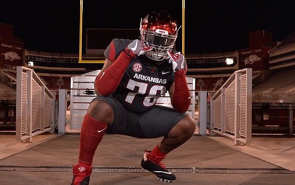 Offensive lineman Ty'Kieast Crawford.