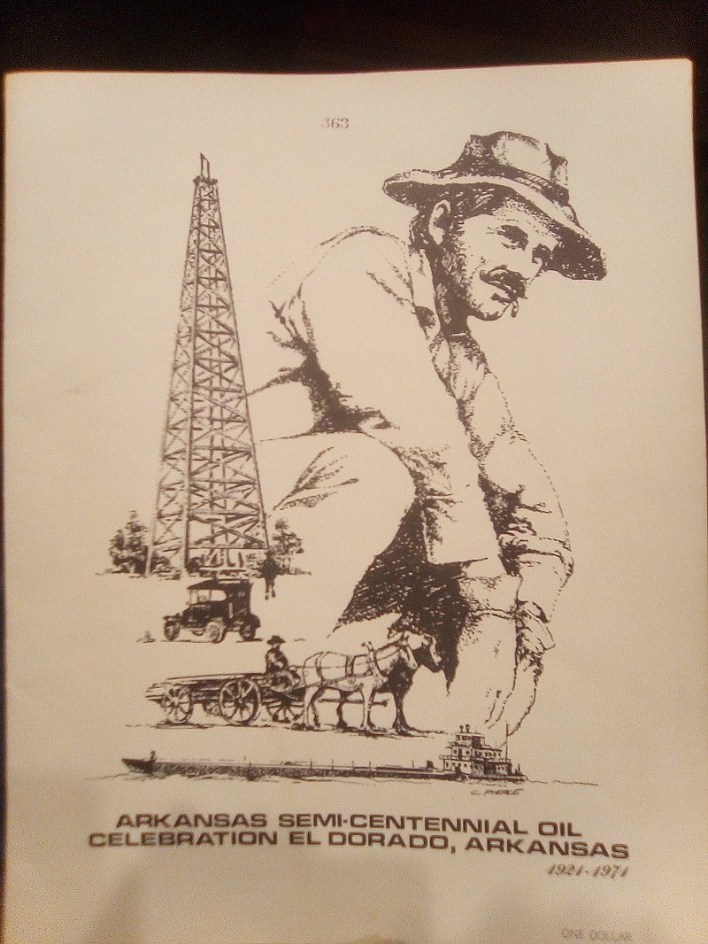 Documents, photographs and flyers from the oil boom era show Union County shortly after the Busey well produced the first significant oil gusher in the region. (Matt Hutcheson/News-Times)