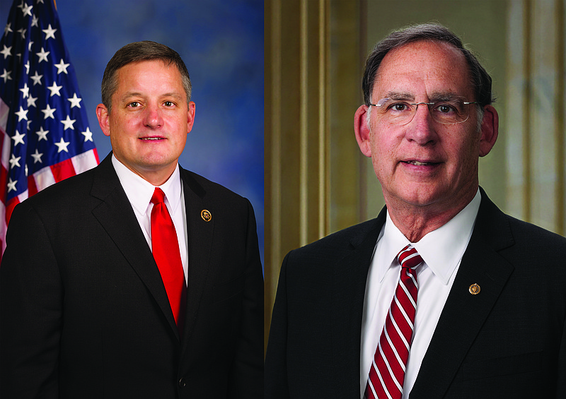 (From Left) U.S Representative Burce Westerman (R-AR) of Arkansas’ fourth district and U.S. Senator John Boozman (R-AR)