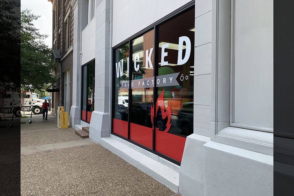 Wicked Taco Factory opened in September on West Second Street. (Democrat-Gazette file photo/Eric E. Harrison)