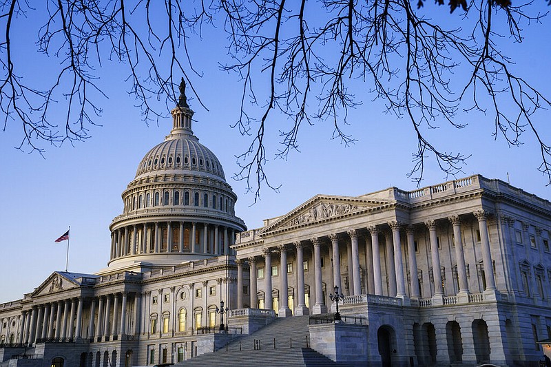 The Capitol and Senate are seen at sunrise in Washington in this Jan. 21, 2020, file photo.