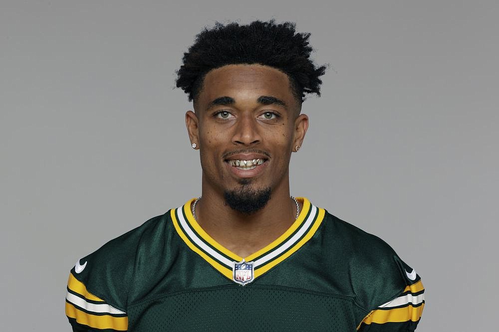 This is a 2020 photo of Jaire Alexander of the Green Bay Packers NFL football team.
(AP Photo)