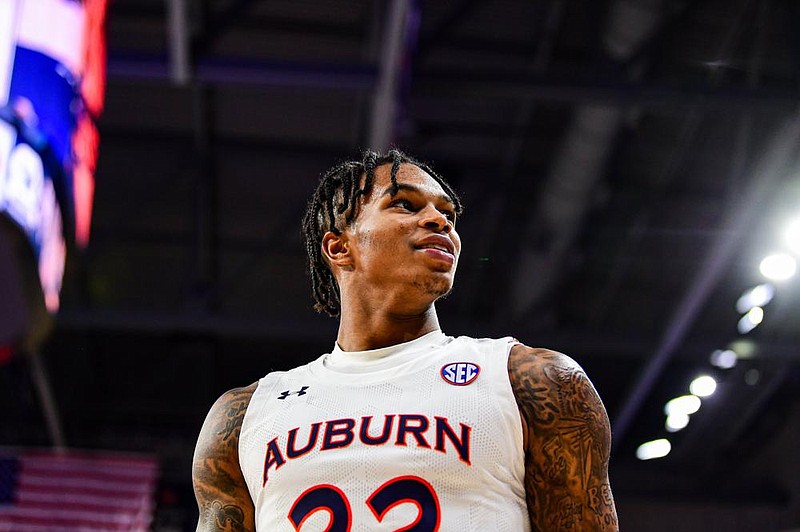 Auburn Tigers guard Allen Flanigan (22) during during the game between Auburn and Kentucky at Auburn Arena. 
(Shanna Lockwood/AU Athletics)
