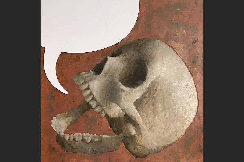 “Screaming Skull” by Jeremy Couch is part of the “Faculty Biennial Exhibition,” opening Sunday at the University of Arkansas at Little Rock Windgate Center for Art & Design. (Special to the Democrat-Gazette)
