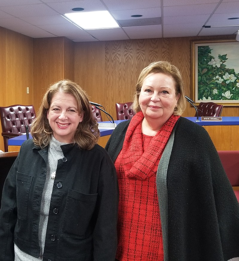 From left) Elaine Pearson and Ileana Tucker were elected by the Columbia County Republican Committee to serve on Columbia County’s three-member board of election commissioners.