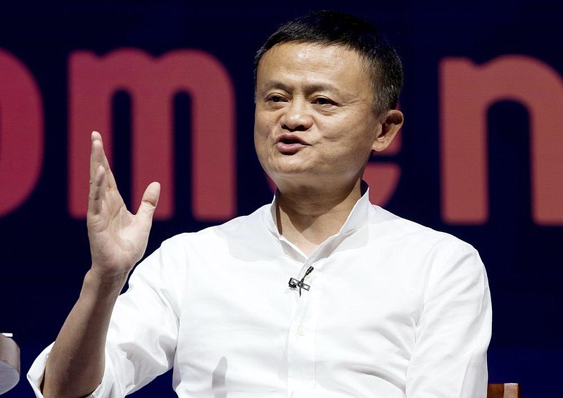 Chairman of Alibaba Group Jack Ma speaks in 2018. China’s highest-profile entrepreneur, not seen in public for 2½ months, reappeared Wednesday in a video posted online.
(AP/Firdia Lisnawati)