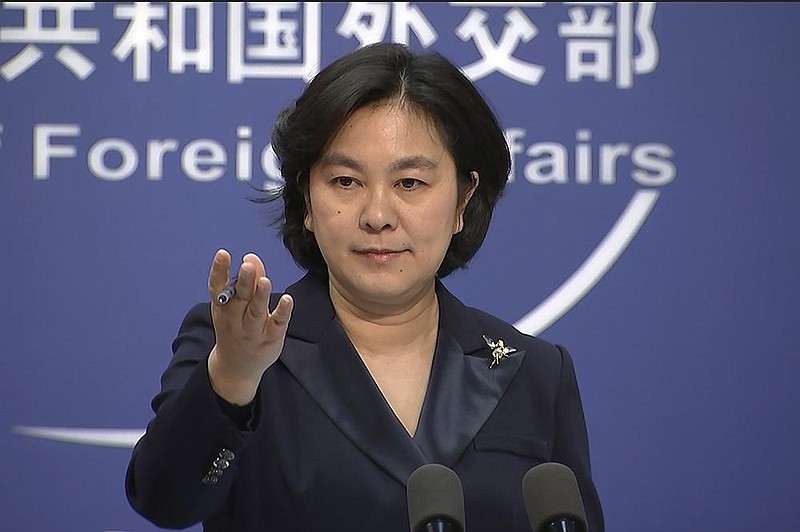 In Beijing on Wednesday, Chinese Foreign Ministry spokesperson Hua Chunying countered U.S. Secretary of State Mike Pompeo’s characterization of China, saying Pompeo is “notorious for lying and deceiving.”
(AP/Liu Zheng)