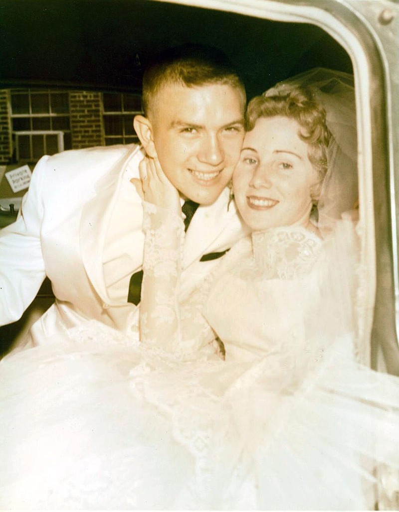 Robert McCarley and Barbara Luebker were high school sweethearts. They married on June 1, 1961, when they were 17 and 19. “I really thought I was in love with her when we got married,” Robert says. “But after about 40 years you really find out what love is.”
(Special to the Democrat-Gazette)