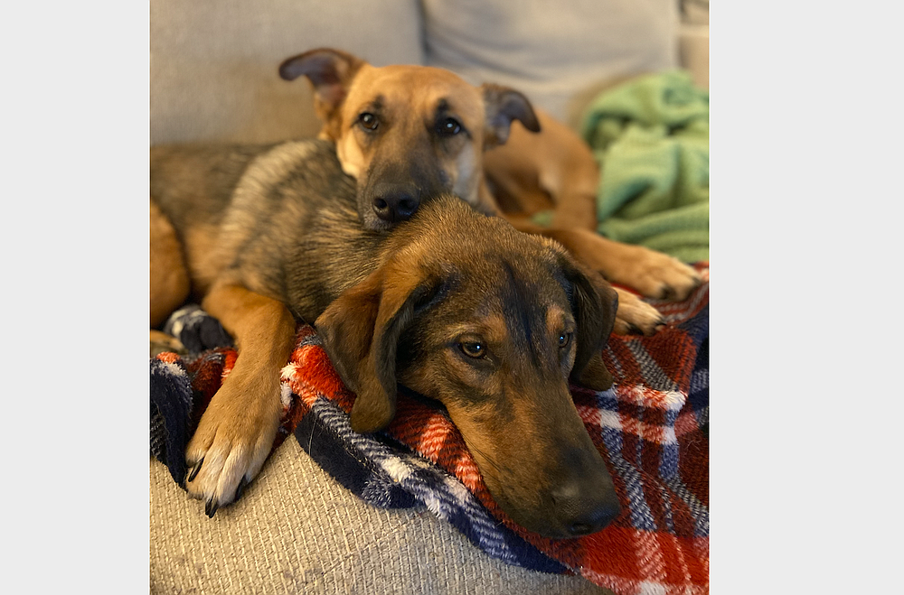 Bud and his sister, Stella.