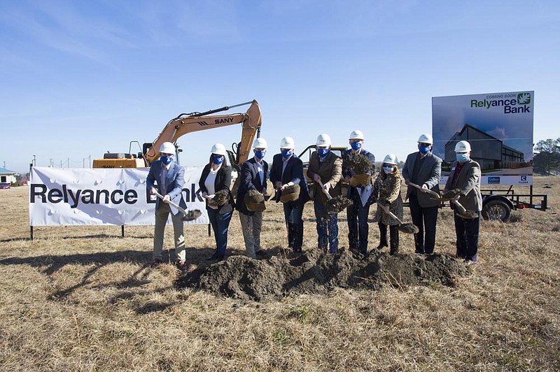 Relyance Bank breaks ground on headquarters in White Hall | The ...