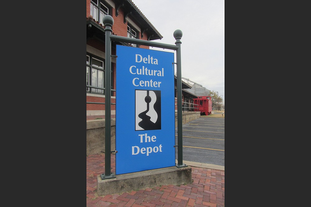 One building of Helena-West Helena’s Delta Cultural Center occupies the former Helena Depot. (Special to the Democrat-Gazette/Marcia Schnedler)