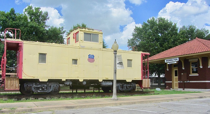 Morrilton Railroad Station was built around 1915 in Mediterranean style. (Special to the Democrat-Gazette/Marcia Schnedler)