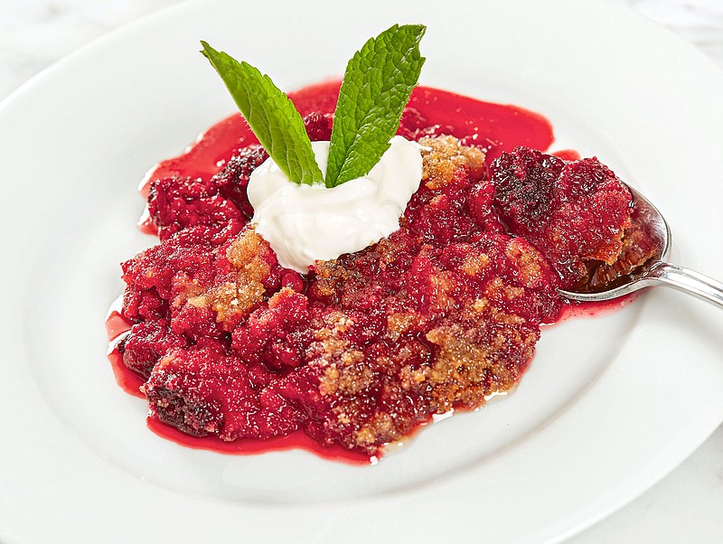 Raspberry Gratin (Jacques Pepin Quick & Simple/HMH/Tom Hopkins)