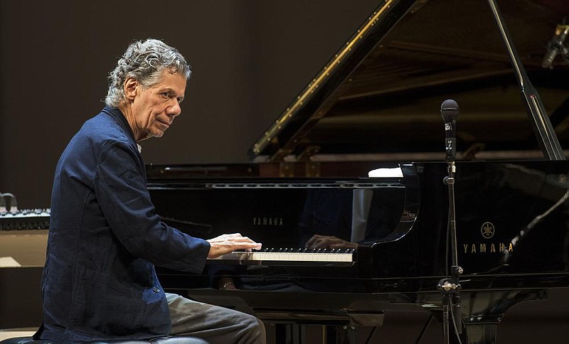 Chick Corea, shown performing in Moscow in May 2017, was a prolific artist who worked with many jazz musicians, including Miles Davis.
(AP/Alexander Zemlianichenko Jr.)