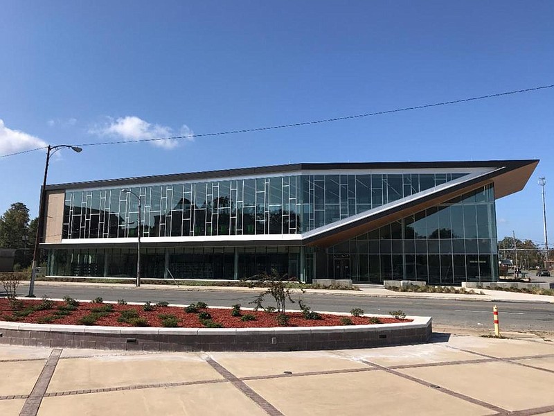 The 33,000-square-foot Pine Bluff Jefferson County Library, which opened late last year at West Sixth Avenue and South Main Street in Pine Bluff, is expected to increase the city’s downtown development when the pandemic ends.
(Photo special to The Pine Bluff Commercial)