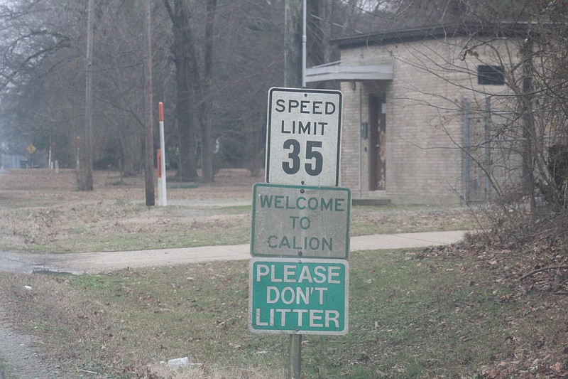 The speed limit entering Calion on West Main Street from Highway 167 is 35 miles per hour. The Calion City Council voted in February to update the outgoing speed limit to 35 mph from 25 mph. (Matt Hutcheson/News-Times)