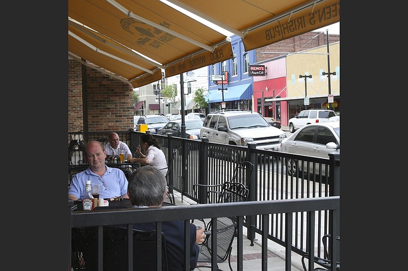 Cregeen's Irish Pub in North Little Rock's Argenta District is operating on a month-to-month basis with the building manager, who has advertised that the space is for lease. (Democrat-Gazette file photo)