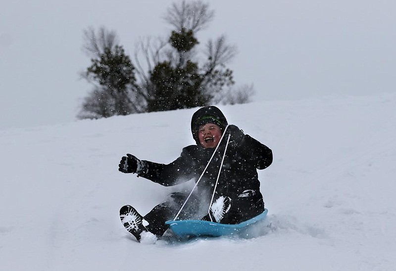 Snow Offers Chilly Fun For Some In Little Rock