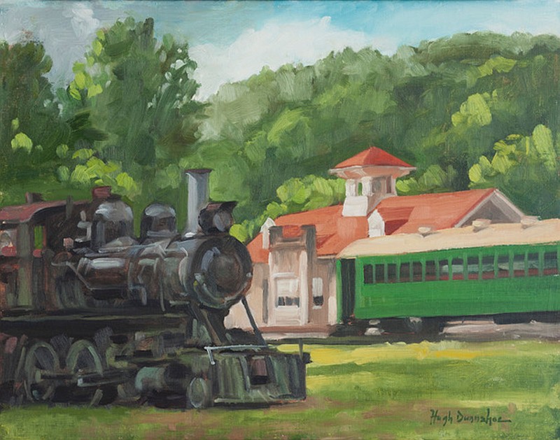 “Eureka Springs On Time,” by Hugh Dunnahoe.