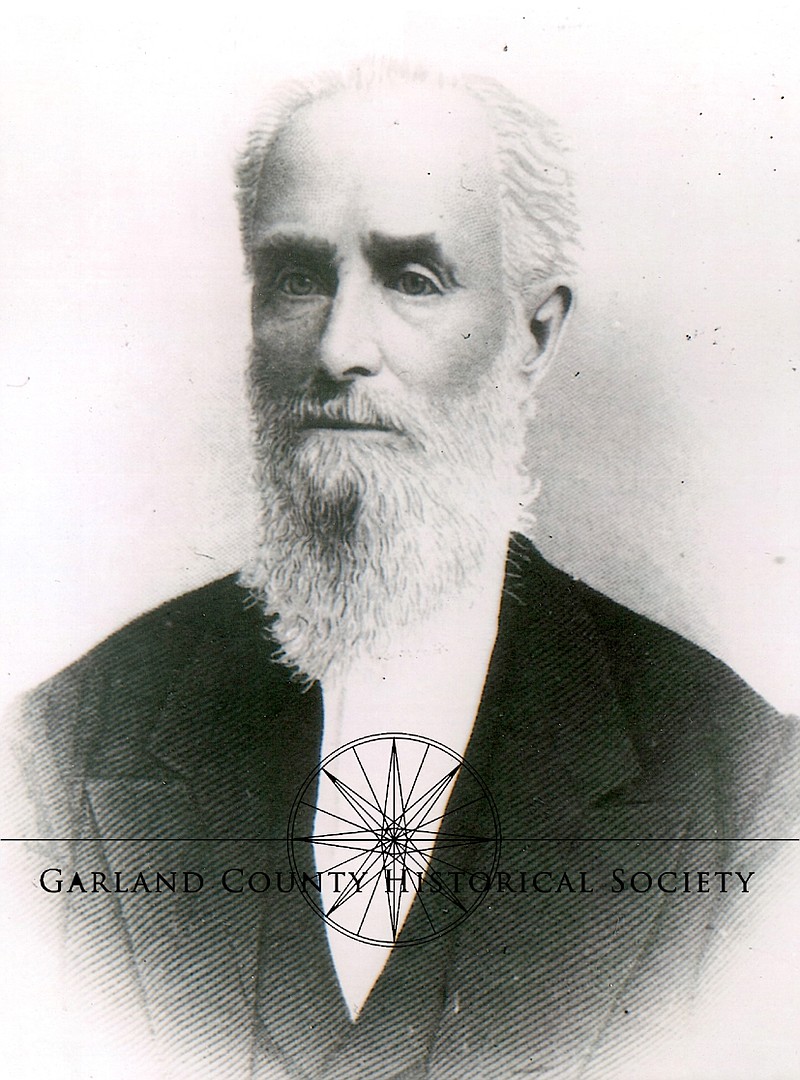 Hiram Abiff Whittington (1805-1890). -Photo courtesy of the Garland County Historical Society