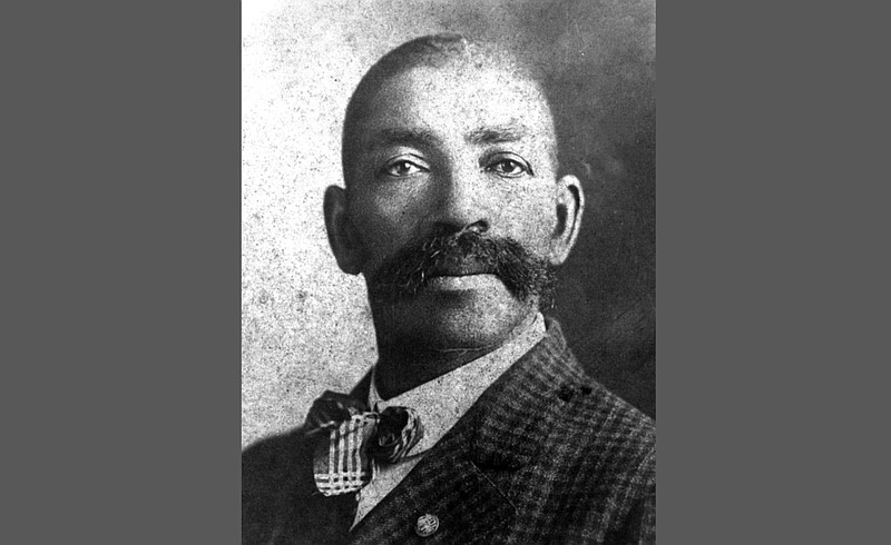 Settlers around Fort Smith said Bass Reeves, shown in this undated photo, “could whip any two men with his bare hands,” according to the Encyclopedia of Arkansas. (Special to the Democrat-Gazette)