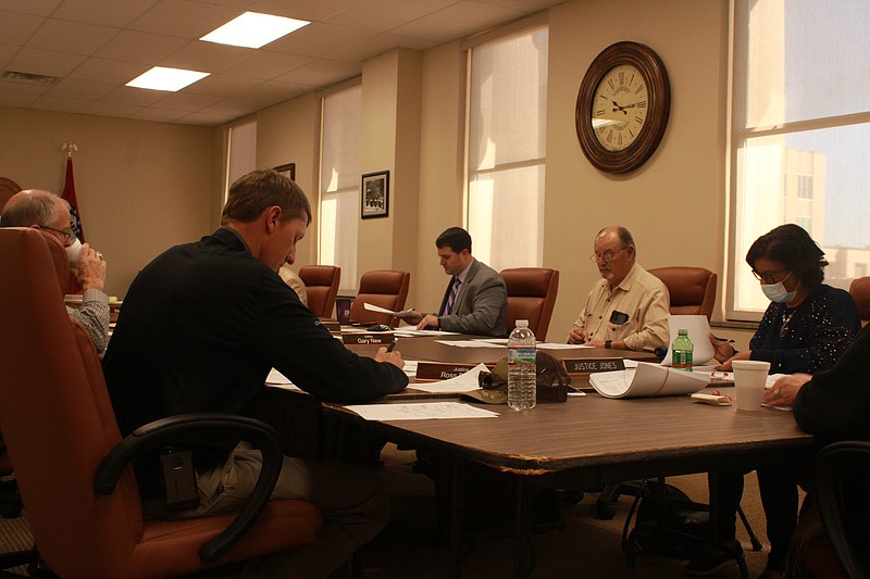 The Union County Quorum Court met on Feb. 23, when present members unanimously decided to create a new fund in the county’s budget for funds raised from a voluntary tax for animal control that was first instituted last year. (Caitlan Butler/News-Times)