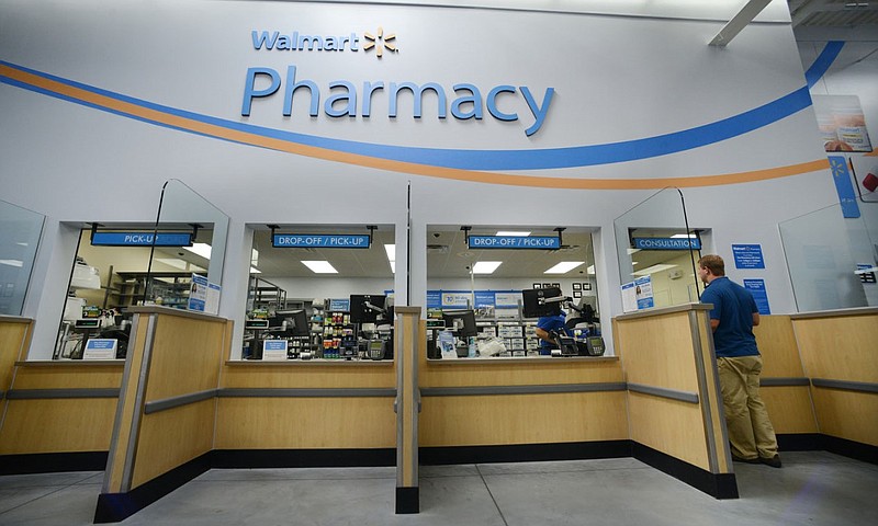 A Walmart pharmacy is shown in this undated Walmart Inc. courtesy photo.