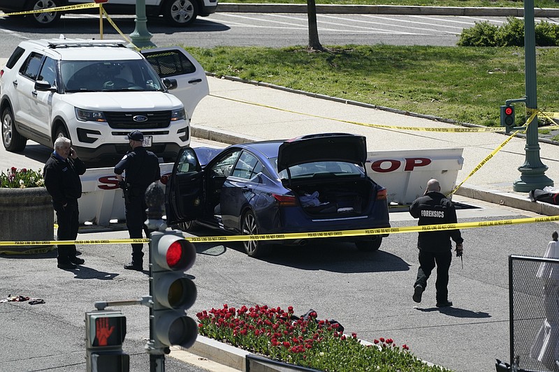 Man Rams Car Into 2 Capitol Police 1 Officer Driver Killed The Arkansas Democrat Gazette