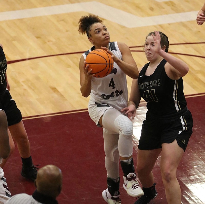 Morrilton sophomore Cheyanne Kemp had to take over at point guard full time for a period during the season, which helped her game, according to her coach.
(Photo courtesy of Cheyanne Kemp)