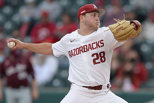 Ramage control: Pitcher finds form vs. UALR | Whole Hog Sports