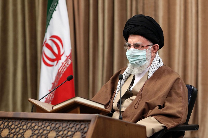 Iran’s Supreme Leader Ayatollah Ali Khamenei, attending a meeting Wednesday in Tehran, said the offers being made over his country’s nuclear deal “are not worth looking at.”
(AP/Office of the Iranian Supreme Leader)