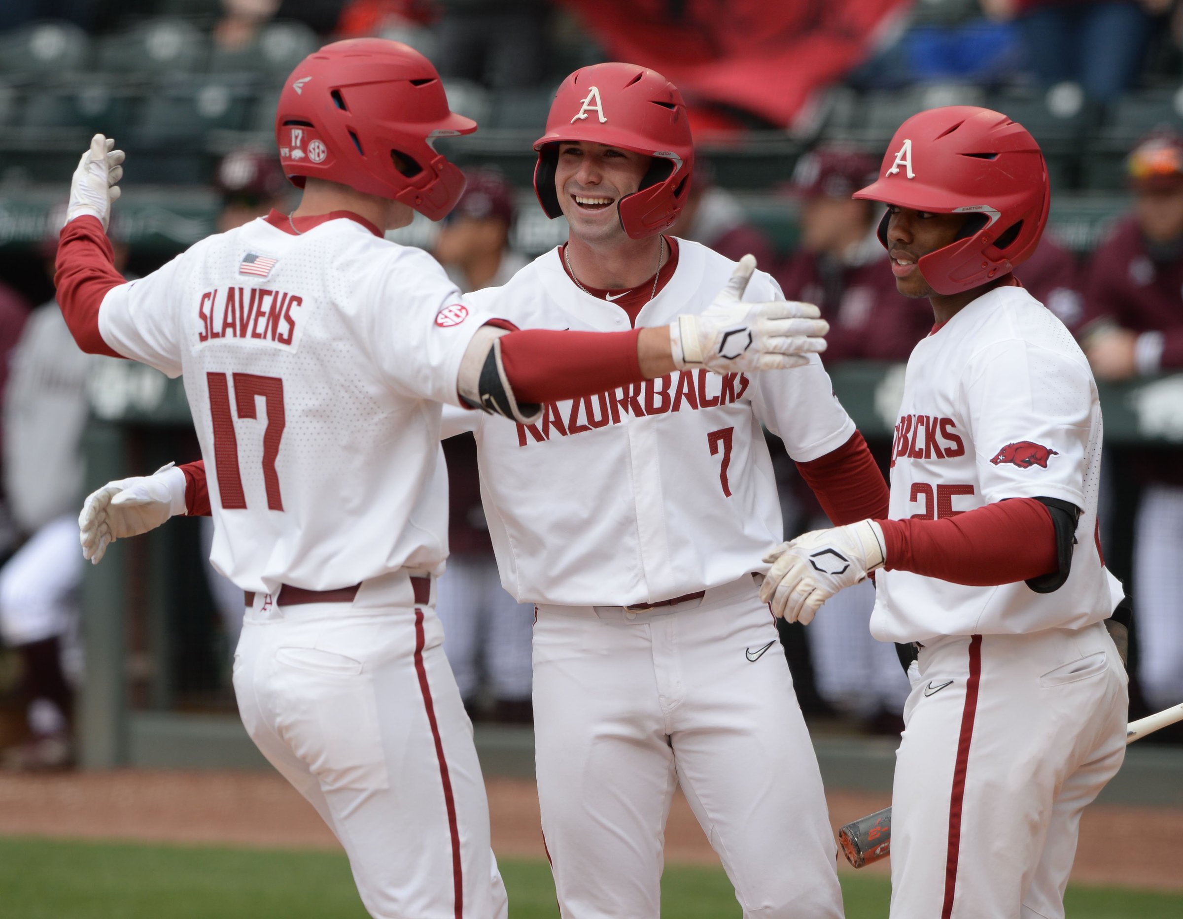 arkansas baseball uniforms