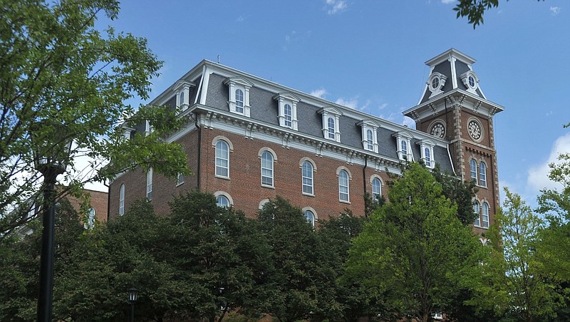 Old Main on the University of Arkansas, Fayetteville campus is shown in this file photo. (NWA Democrat-Gazette file photo)