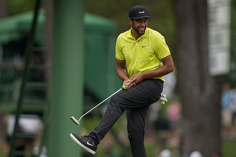 Tony Finau will partner with Cameron Champ in the Zurich Classic, which begins today in Avondale, La.
(AP/David J. Phillip)